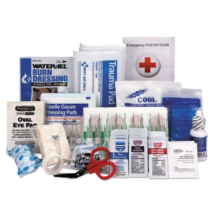 First Aid Only - ANSI 2015 Compliant First Aid Kit Refill, Class A, 25 People, 89 Pieces