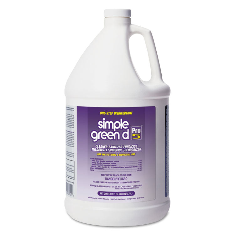 Simple Green - d Pro 5 Disinfectant, 1 gal Bottle