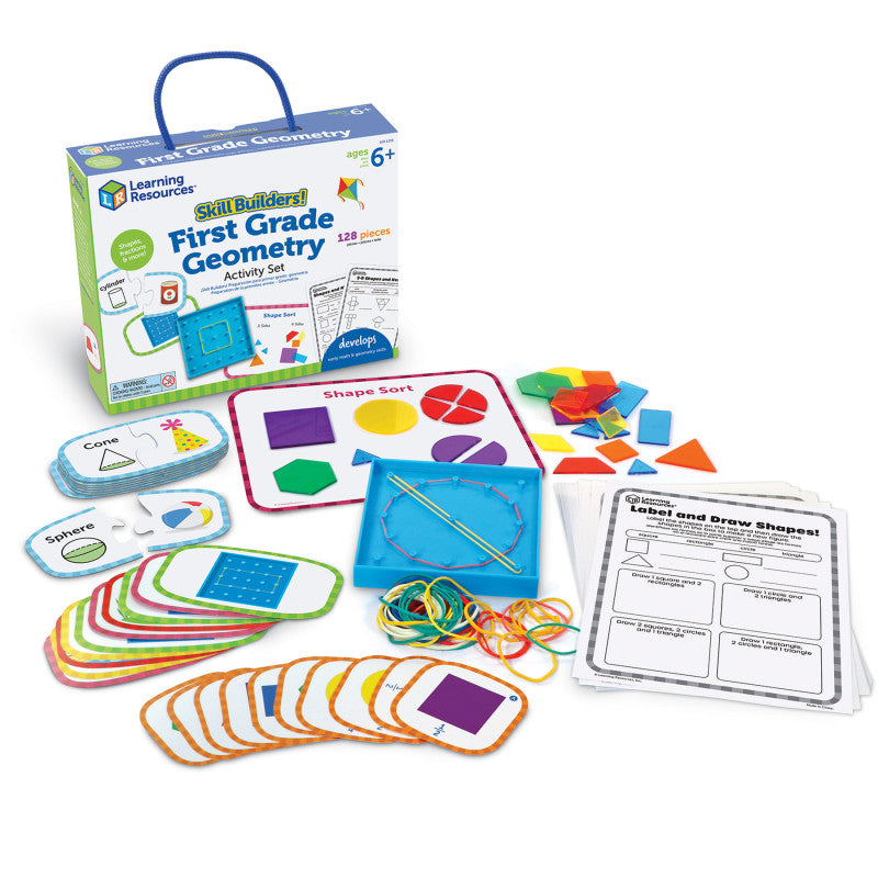 LEARNING RESOURCES - Skill Builders! 1st Grade Geometric Shapes