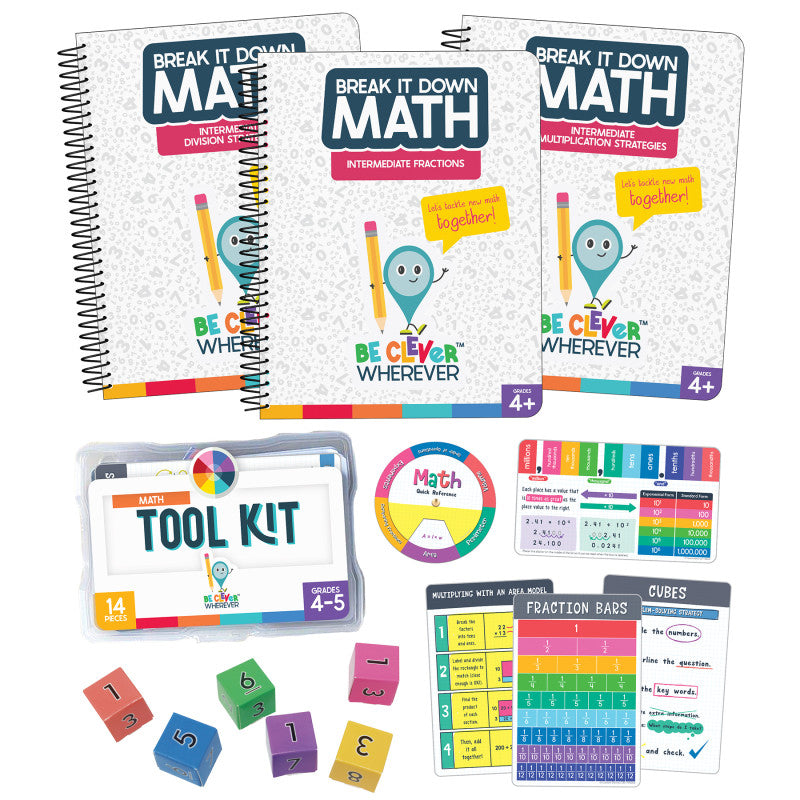 CARSON DELLOSA EDUCATION - Math Student Bundle Grade 4