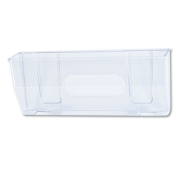 deflecto - Magnetic DocuPocket Wall File, Legal/Letter Size, 15" x 3" x 6.38", Clear