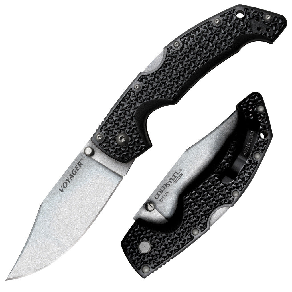 Cold Steel Voyager Large Clip Point ¬ùPlain Edge Folder