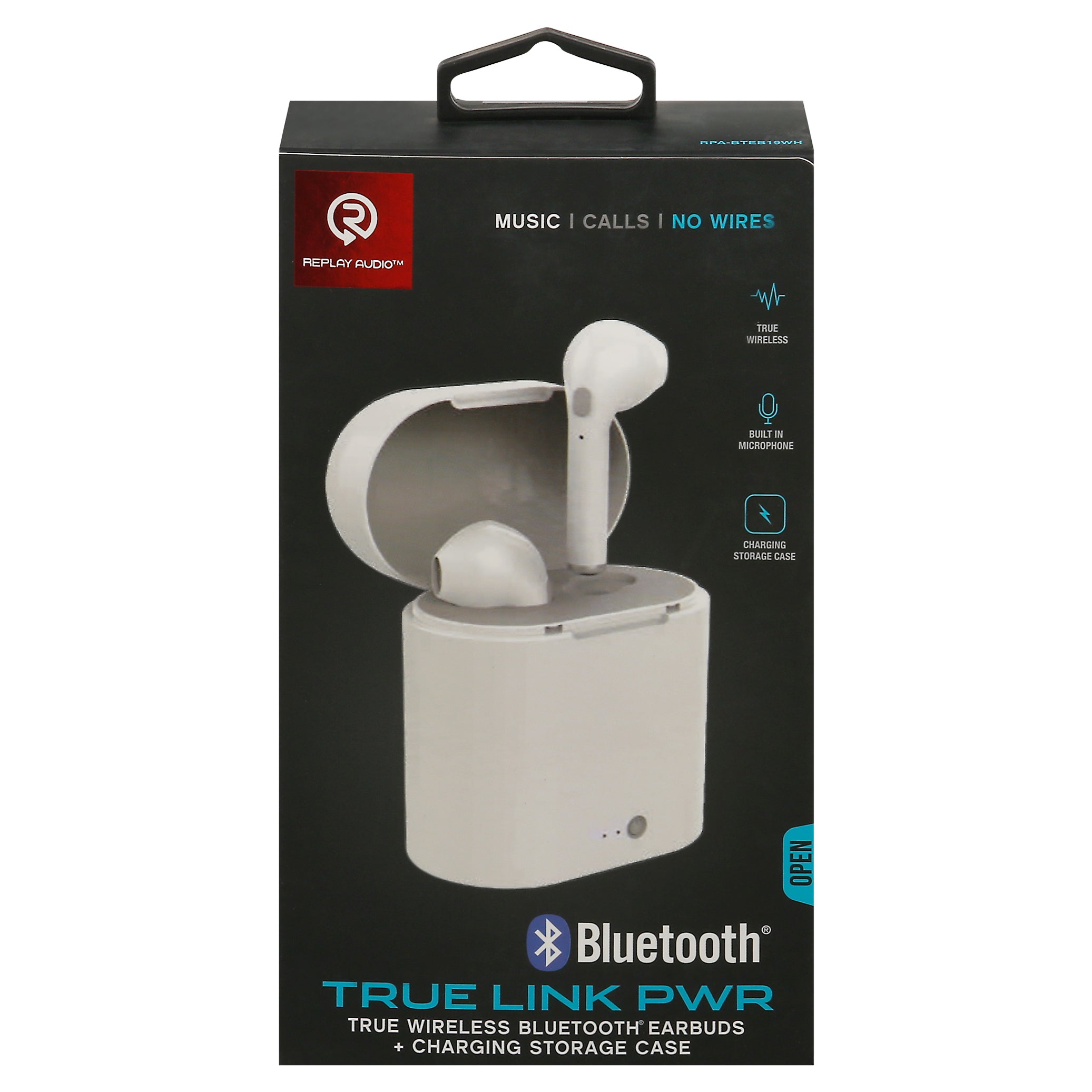 Replay Audio True Link PWR Bluetooth Earbuds 1 ea - Case of 1