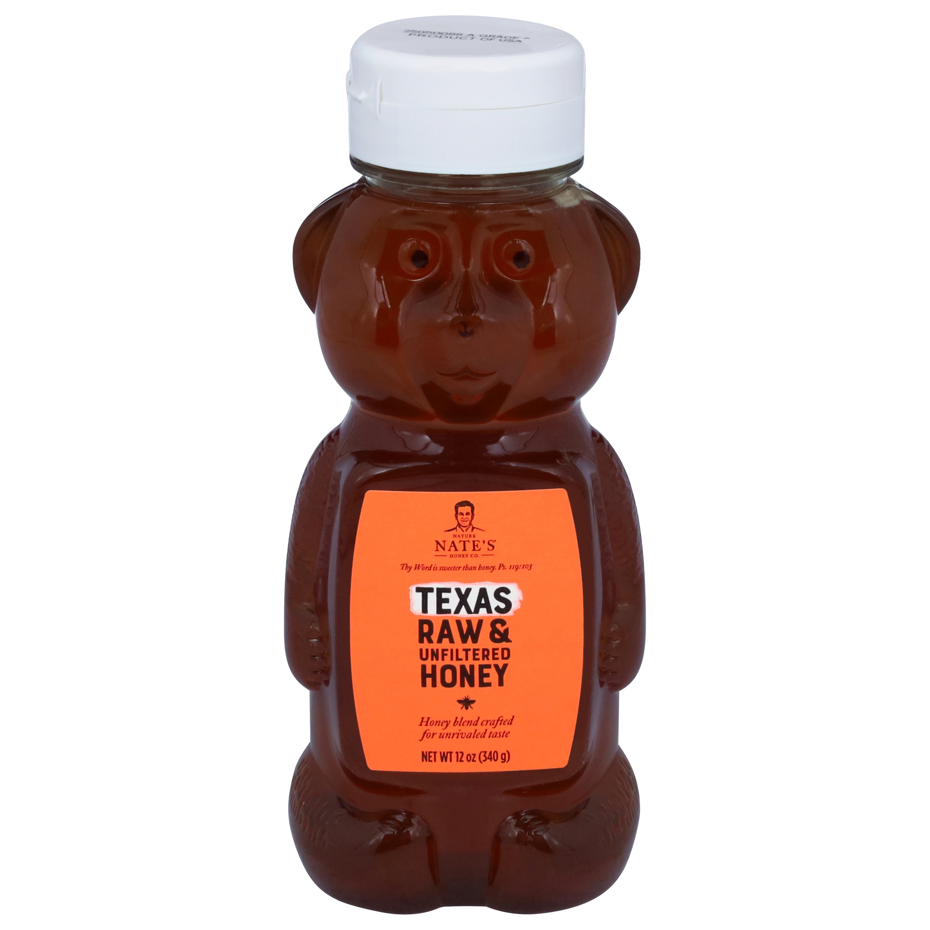 Nature Nate's Honey Co. Texas Raw & Unfiltered Honey 12 oz - Case of 6