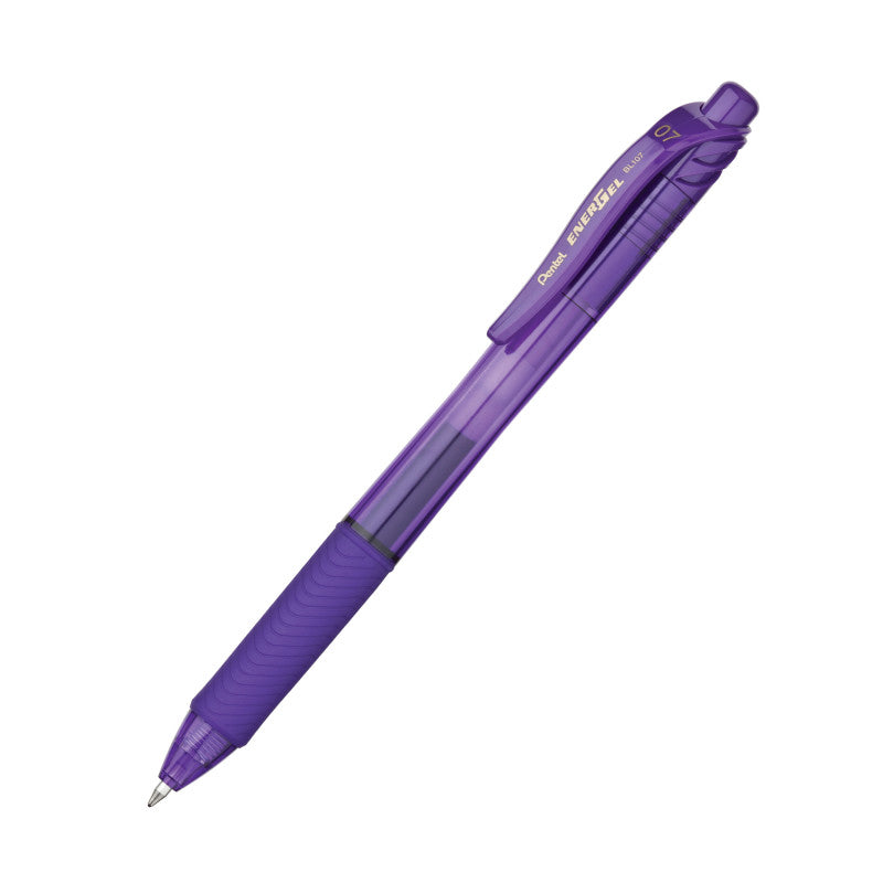 PENTEL - EnerGel-X™ Retractable Liquid Gel Pen, Violet, Pack of 12