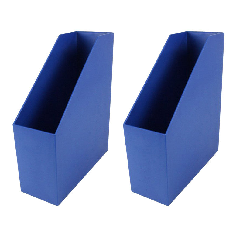 ROMANOFF - Magazine File, Blue, Pack of 2