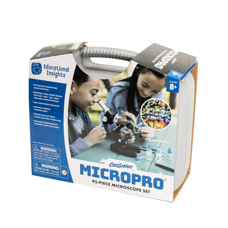 EDUCATIONAL INSIGHTS - GeoSafari® MicroPro™ 95-Piece Microscope Set
