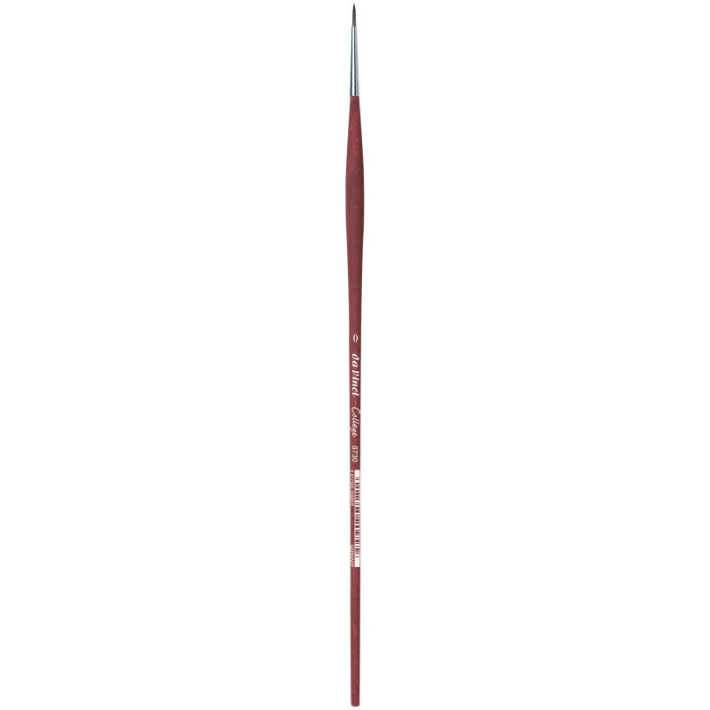COLLEGE Student Brush, Synthetic, Acrylic & Oil, Round, Series 8730, Size 0