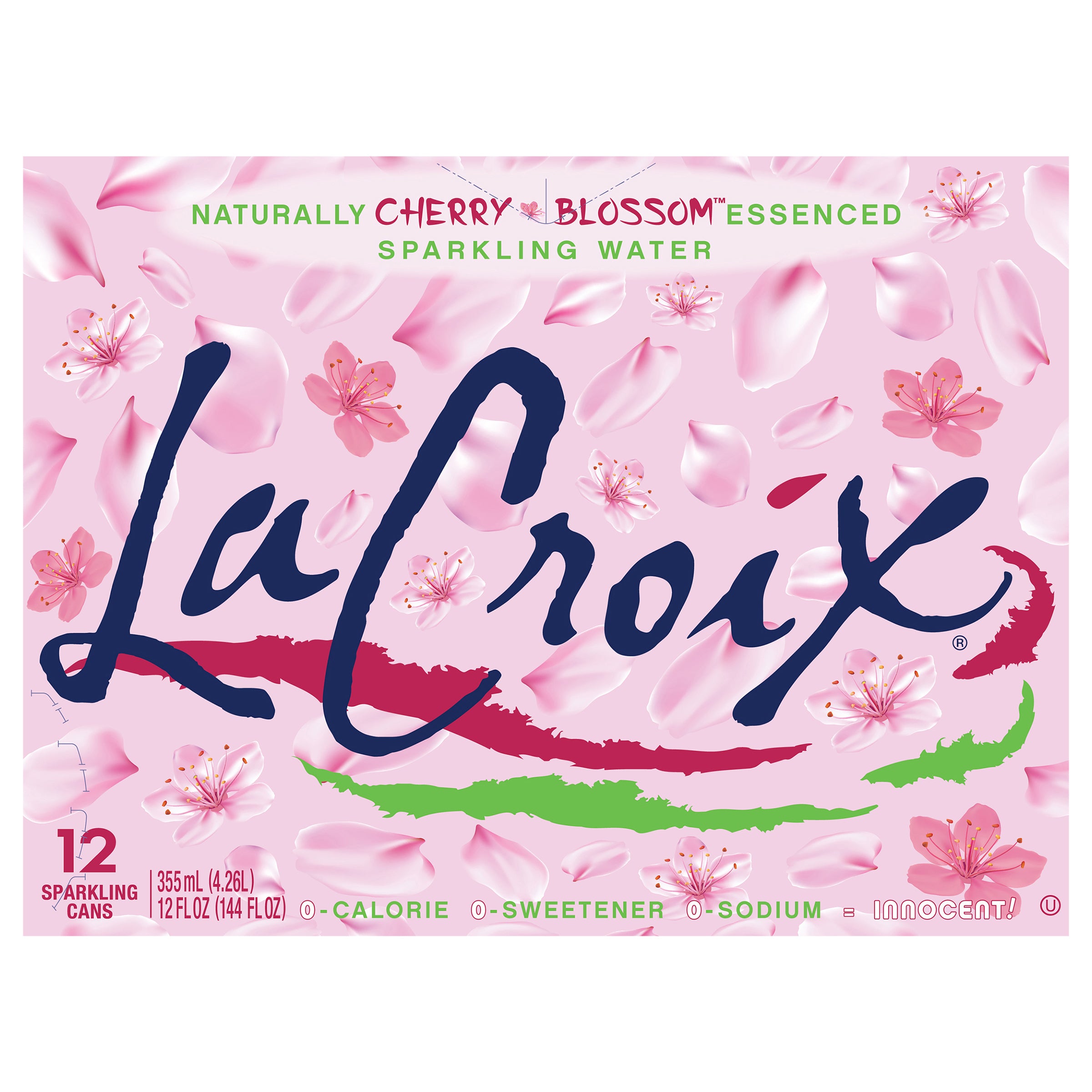 LaCroix Cherry Blossom 12 Pack 12oz - Case of 2