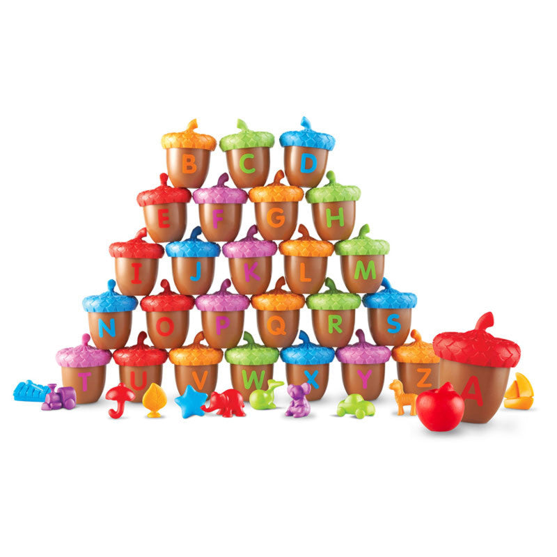 LEARNING RESOURCES - Alphabet Acorns Activity Set