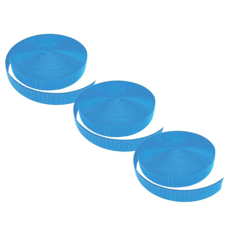 TEACHER CREATED RESOURCES - Spot On Aqua Carpet Marker Strip, 25 Feet, Pack of 3