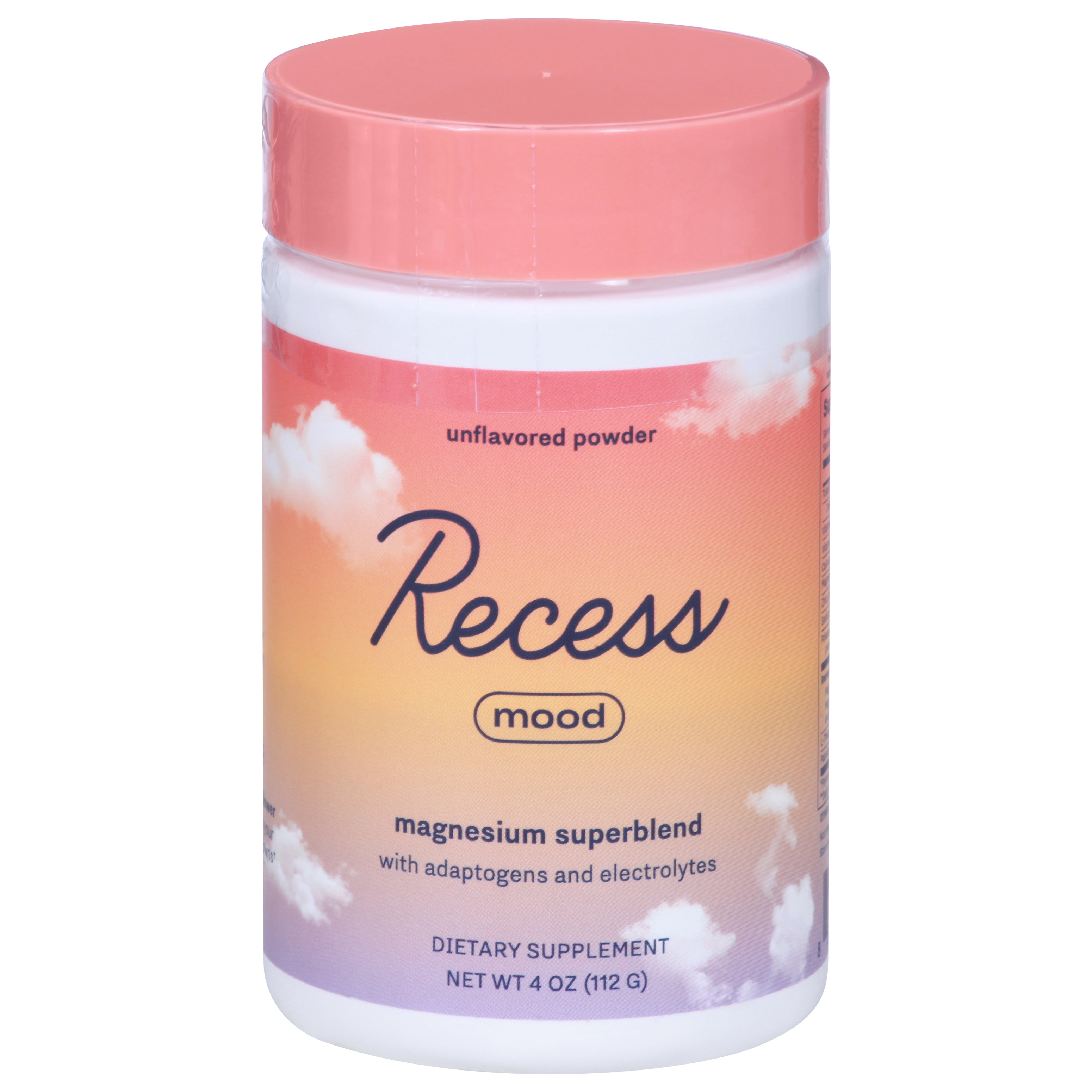 Recess Mood Unflavored Magnesium Superblend Powder 4 oz - Case of 1