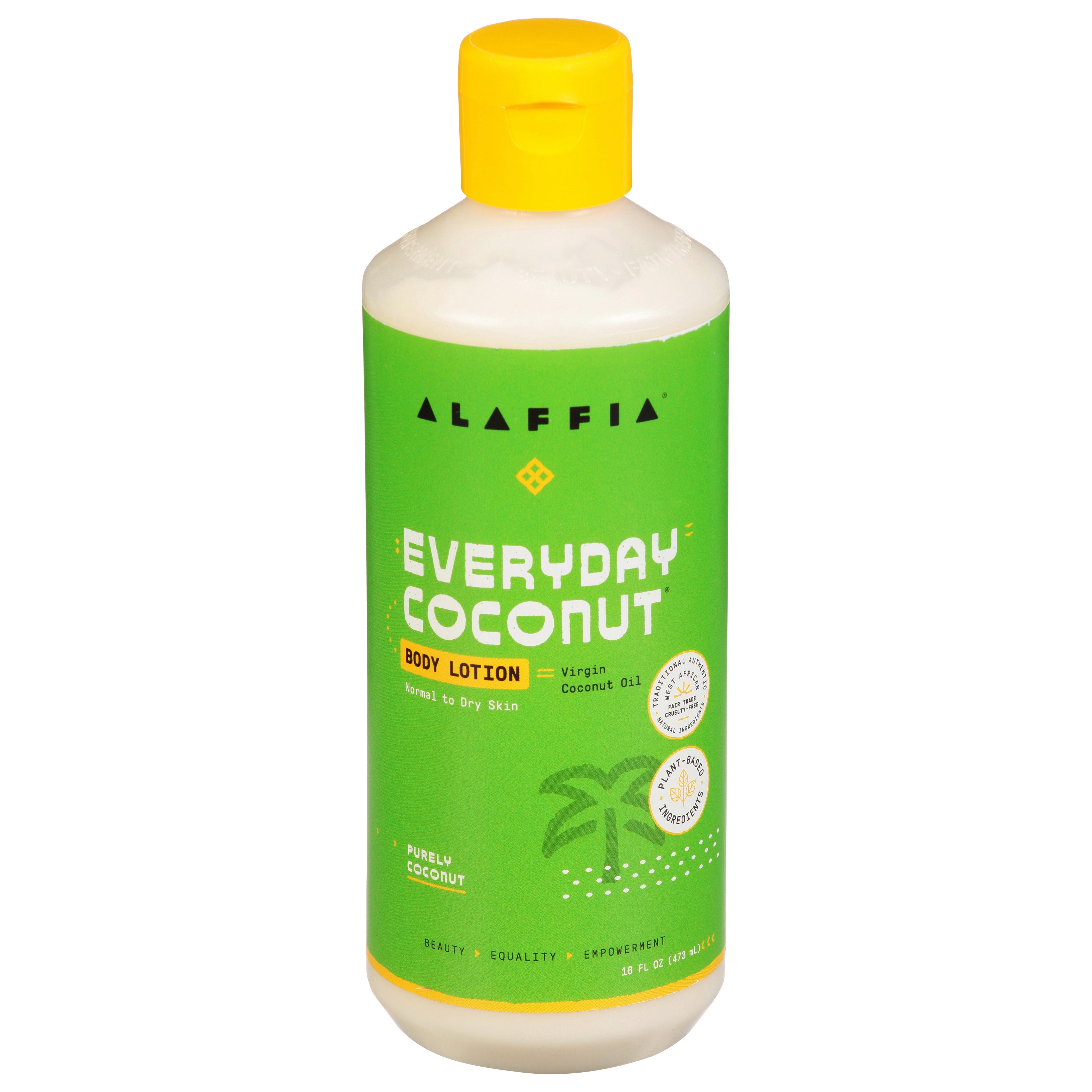 Alaffia Everyday Coconut Purely Coconut Body Lotion 16 fl oz - Case of 1