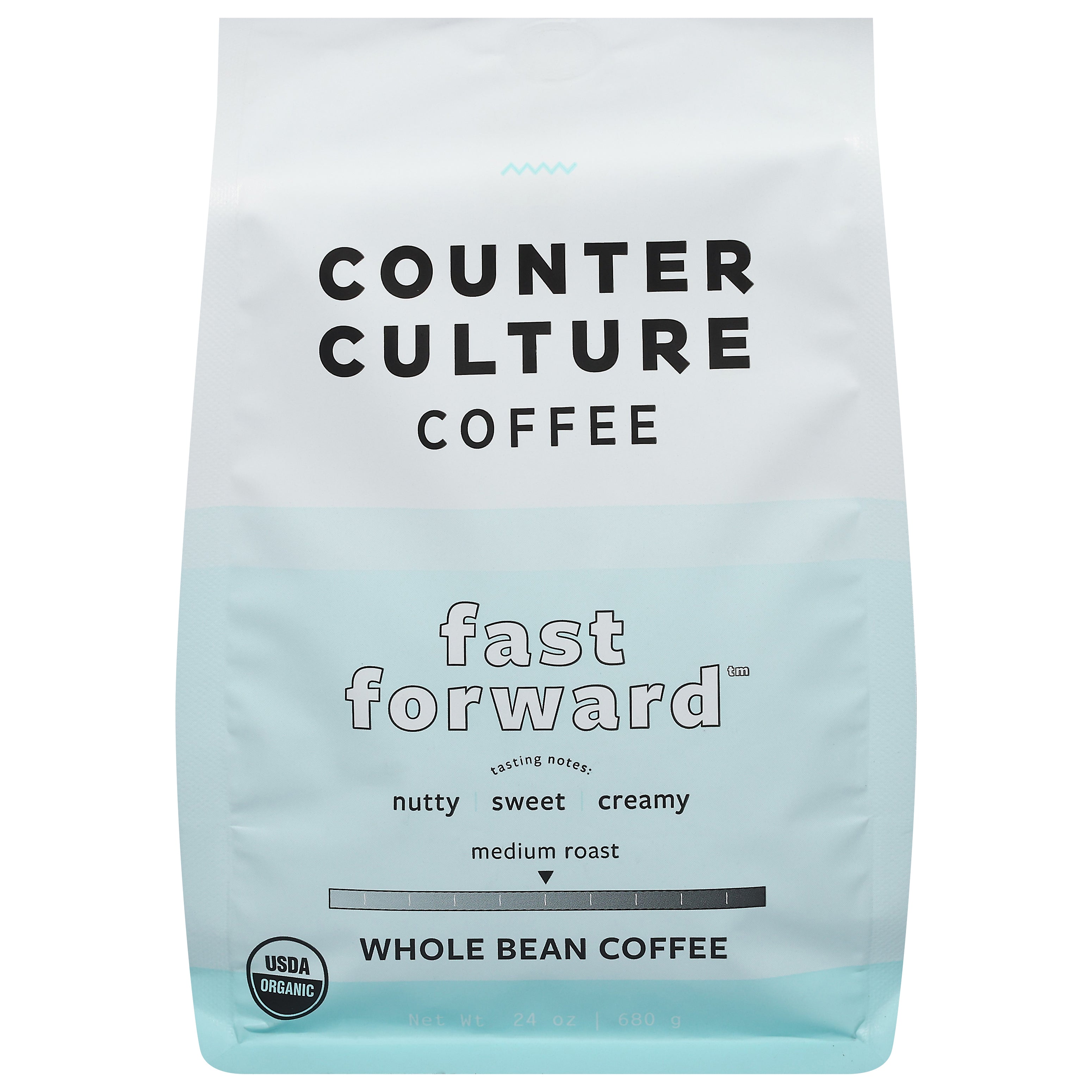 Counter Culture Fast Forward Medium Roast Whole Bean Coffee 24 oz - Case of 6