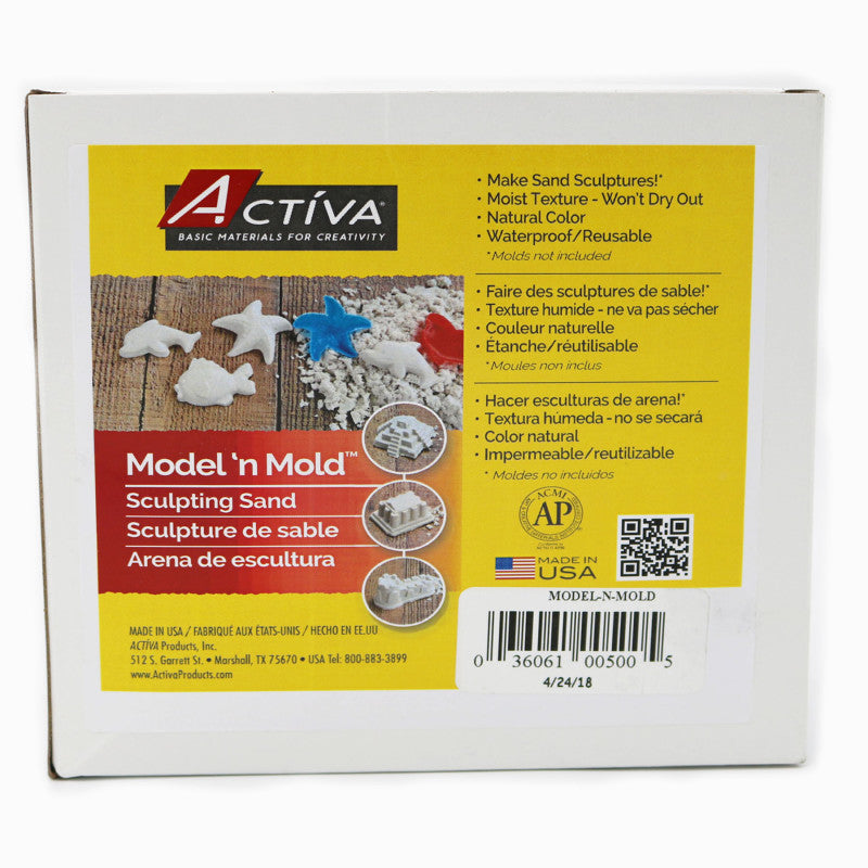 ACTÍVA - Model 'n Mold™ Sculpting Sensory Sand, 3 lbs.