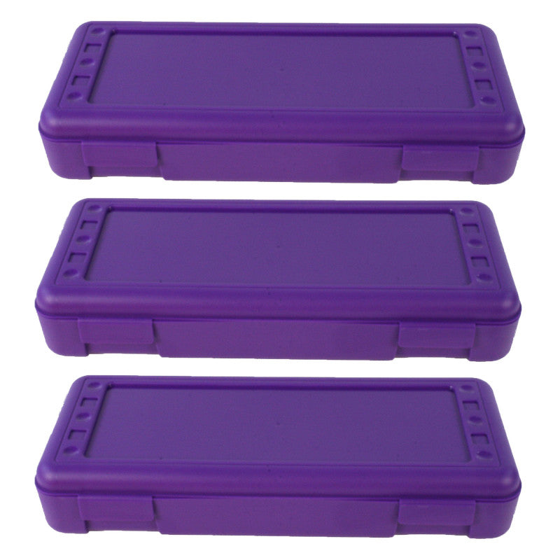 ROMANOFF - Ruler Box, Purple, Pack of 3