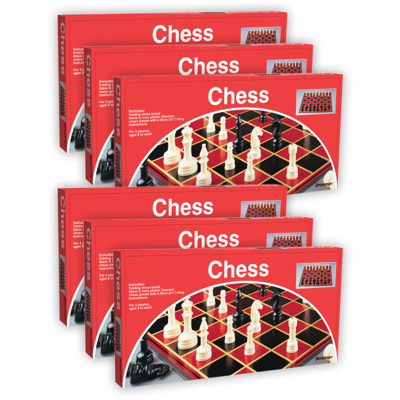 PRESSMAN - Chess Board Game, Pack of 6