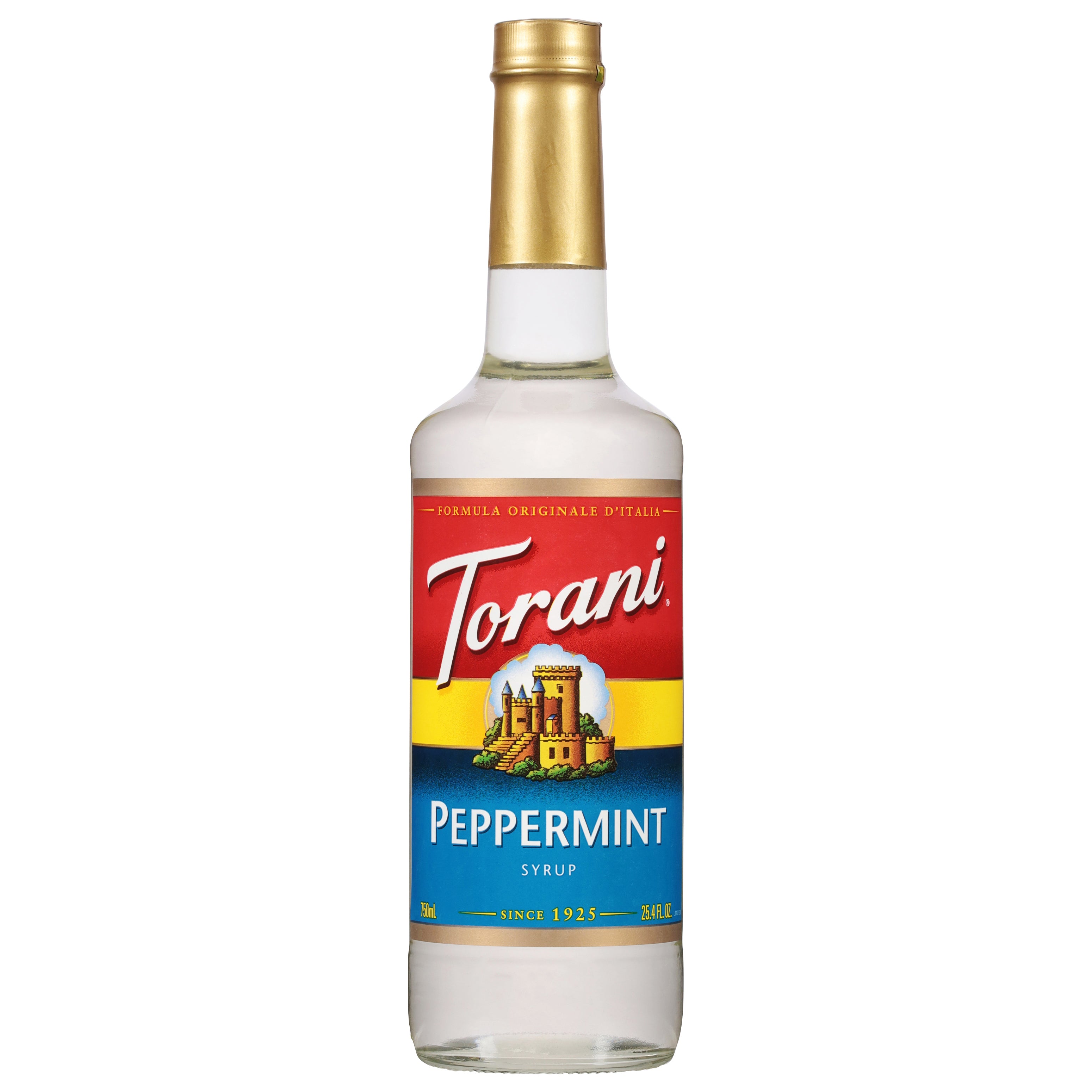 Torani Peppermint Syrup 25.4 fl oz - Case of 12