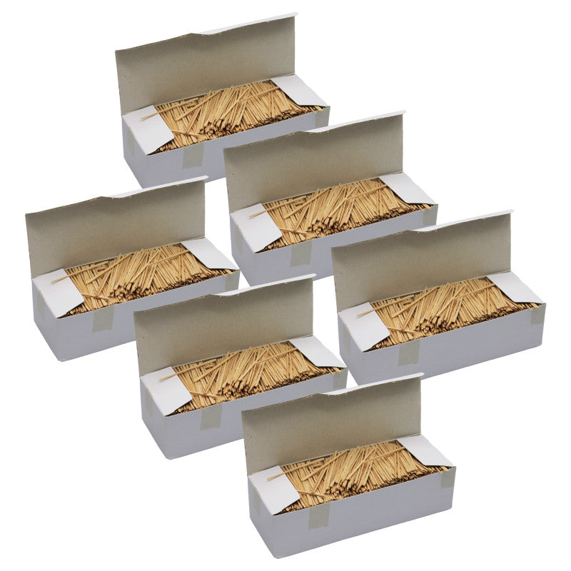 CREATIVITY STREET - Natural Toothpicks, Flat, 2.25", 2500 Per Pack, 6 Packs