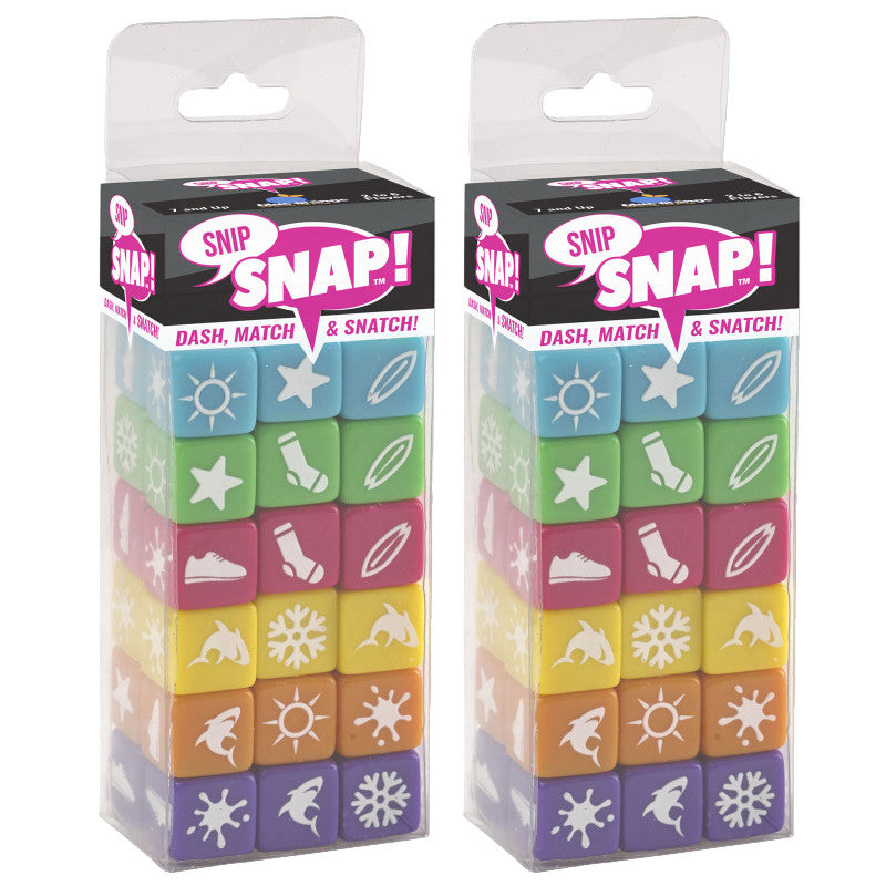 BLUE ORANGE GAMES - Snip Snap! Game, Pack of 2