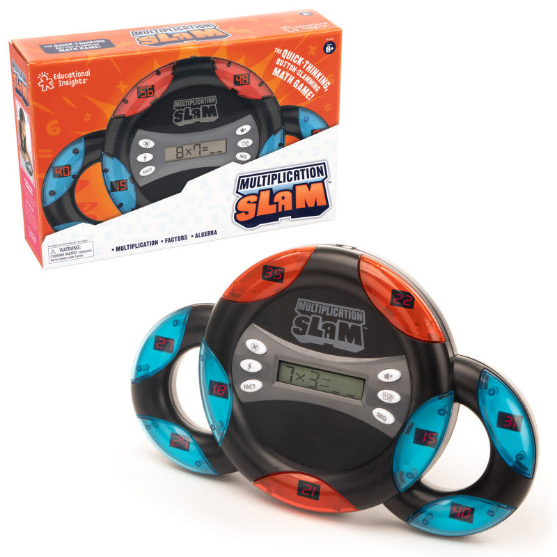 EDUCATIONAL INSIGHTS - Multiplication Slam™ Handheld Electronic Math Game