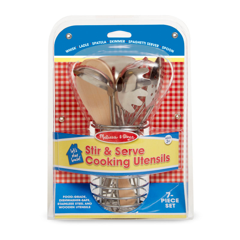 MELISSA & DOUG - Let's Play House! Stir & Serve Cooking Utensils
