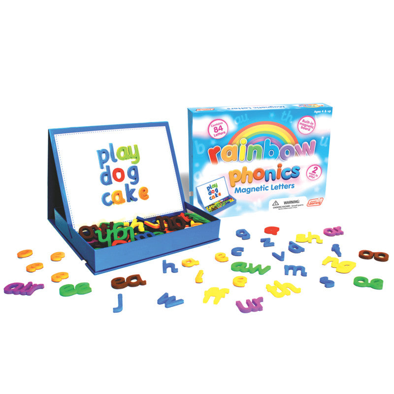 JUNIOR LEARNING - Rainbow Phonics Magnetic Letters, 85 Pieces