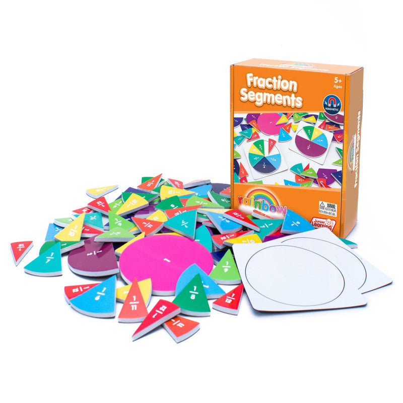 JUNIOR LEARNING - Fraction Segments, 78 Pieces