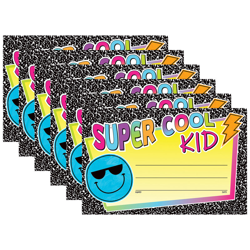 TEACHER CREATED RESOURCES - Brights 4Ever Super Cool Kid Awards, 25 Per Pack, 6 Packs