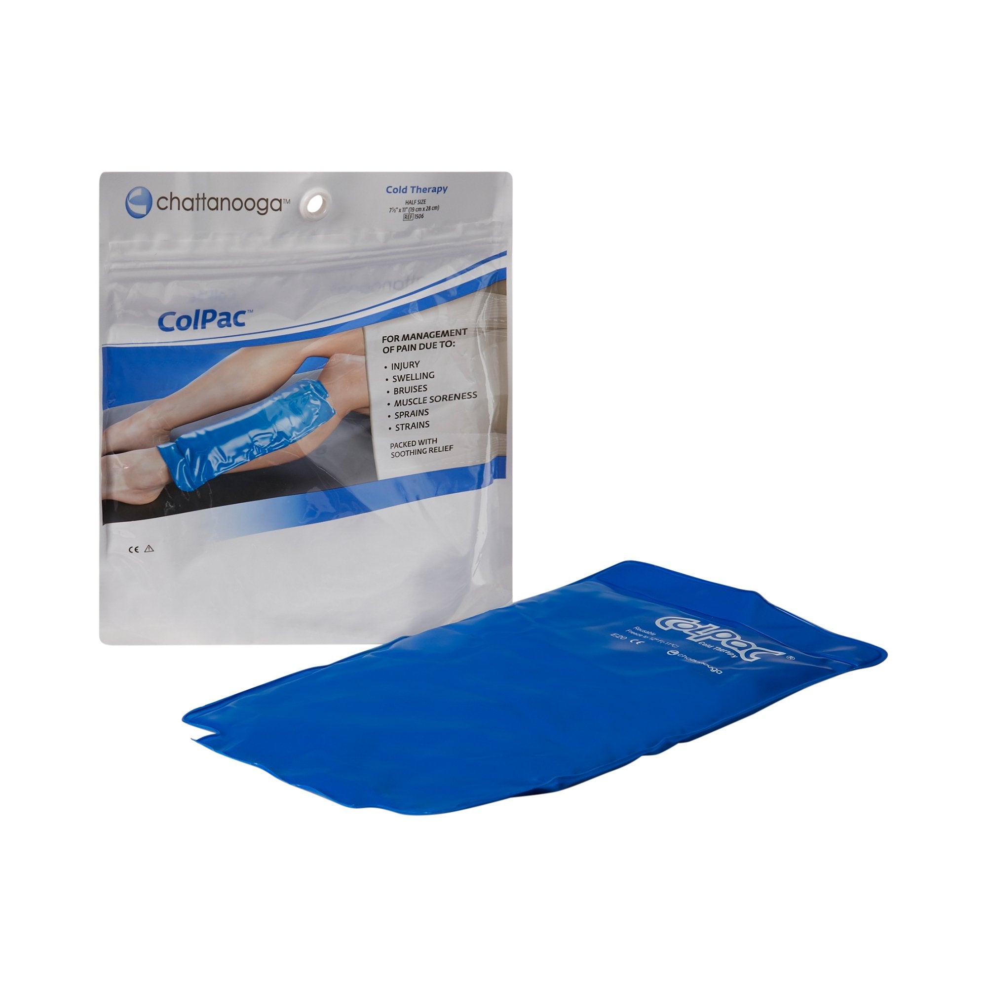 DJO - Cold Pack ColPaC® General Purpose Half Size 7-1/2 X 11 Inch Vinyl / Gel Reusable [1/EA]