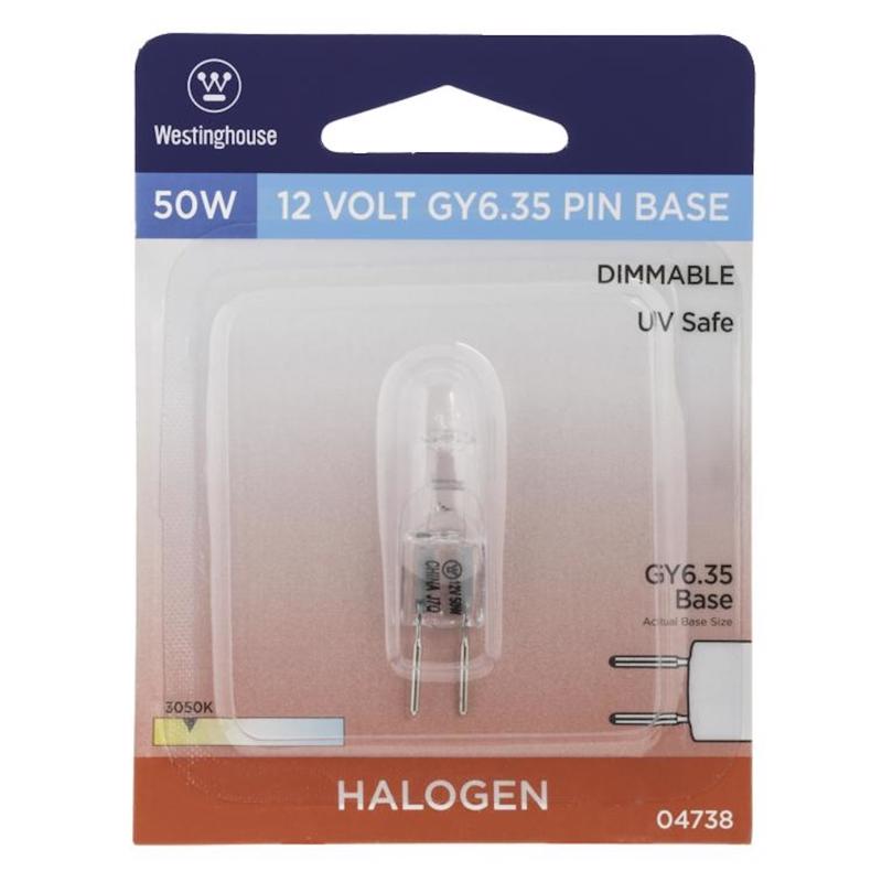 WESTINGHOUSE - Westinghouse 50 W T4 Decorative Halogen Bulb 900 lm White 1 pk