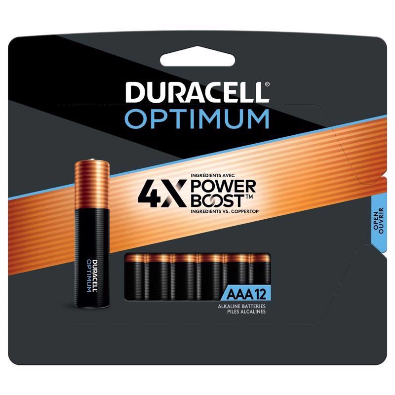 DURACELL - Duracell Optimum AAA Alkaline Batteries 12 pk Carded