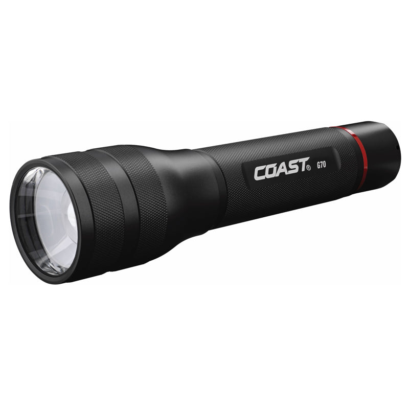 COAST - Coast G70 850 lm Black LED Flashlight AA Battery