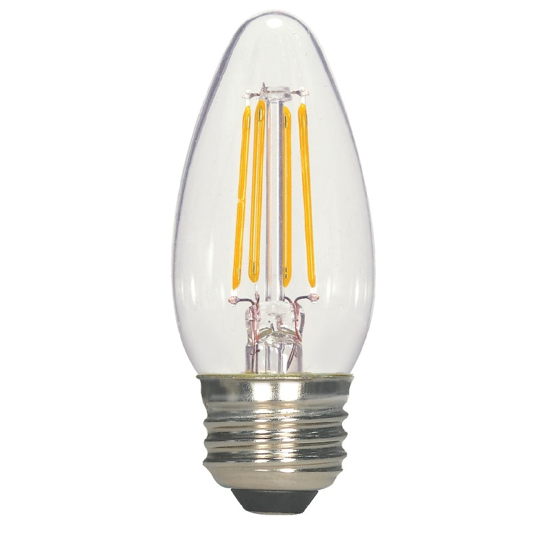 SATCO - Satco B11 E26 (Medium) Filament LED Bulb Warm White 25 Watt Equivalence 2 pk