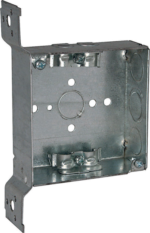 RACO - Raco 21 cu in Square Steel 2 gang Junction Box Gray [223]