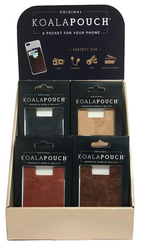 2X MOBILE - 2X Mobile KoalaPouch Assorted Cell Phone Wallet For All Mobile Devices - Case of 20