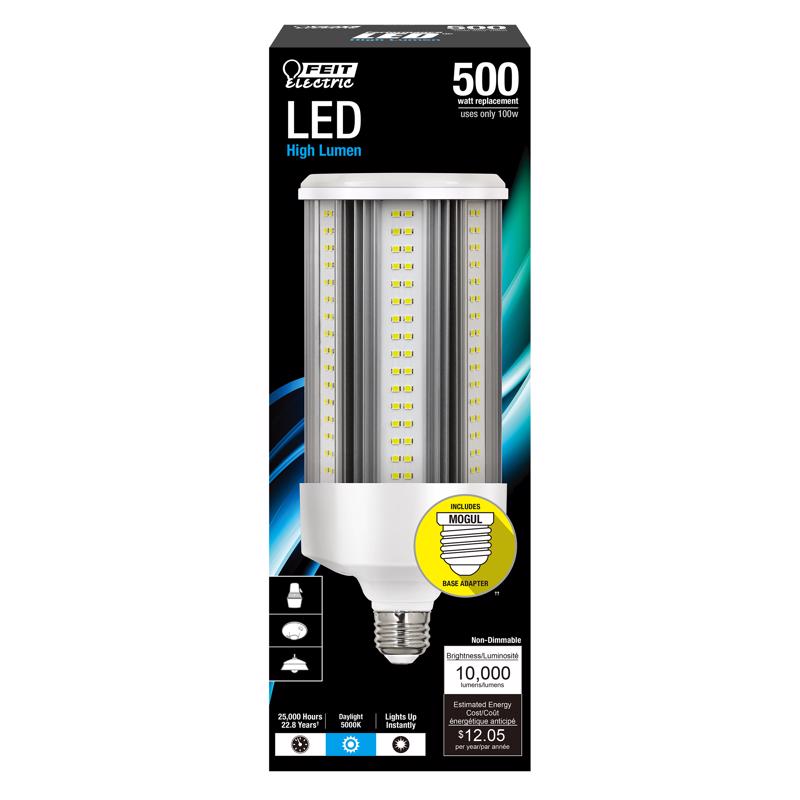 FEIT - Feit LED E26 E26 (Medium) LED Bulb Daylight 500 Watt Equivalence 1 pk