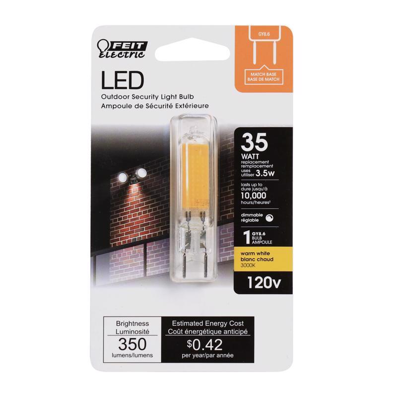 FEIT - Feit LED T4 GY8.6 LED Bulb Warm White 35 Watt Equivalence 1 pk