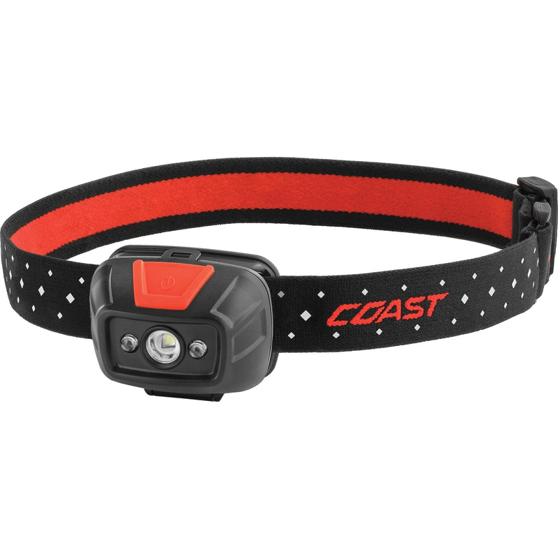 COAST - Coast FL19 330 lm Black/Red LED Head Lamp AAA Battery