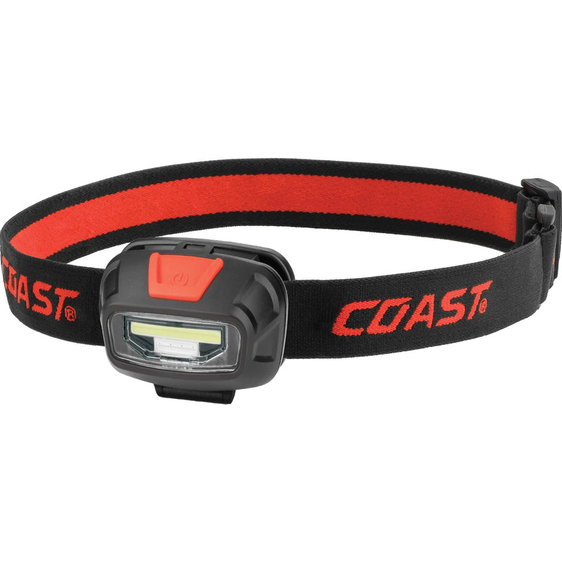 COAST - Coast FL13 250 lm Black/Red LED COB Head Lamp AAA Battery