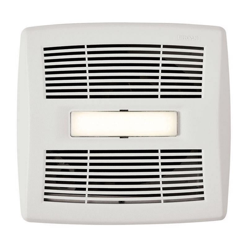 BROAN-NUTONE - Broan-Nutone Flex Series 110 CFM 1 Sones Bathroom Exhaust Fan with Light