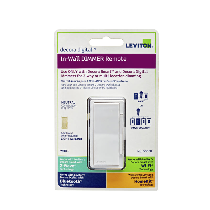 LEVITON - Leviton Decora Digital White WiFi Smart Dimmer Switch 1 pk