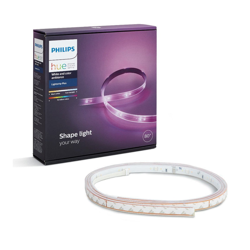 PHILIPS - Philips Hue Connector LED Smart Lightstrip Plus White and Color Ambiance 1 pk