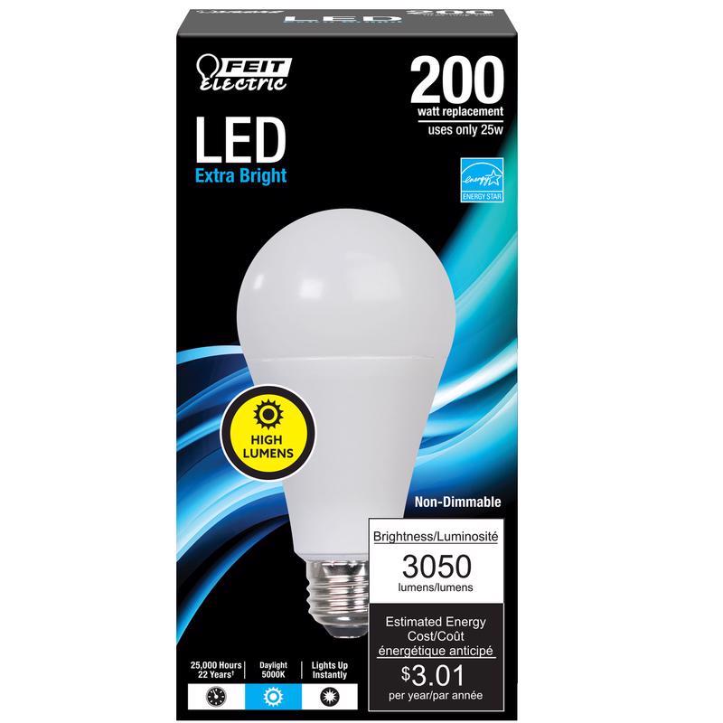 FEIT - Feit LED A21 E26 (Medium) LED Bulb Daylight 200 Watt Equivalence 1 pk