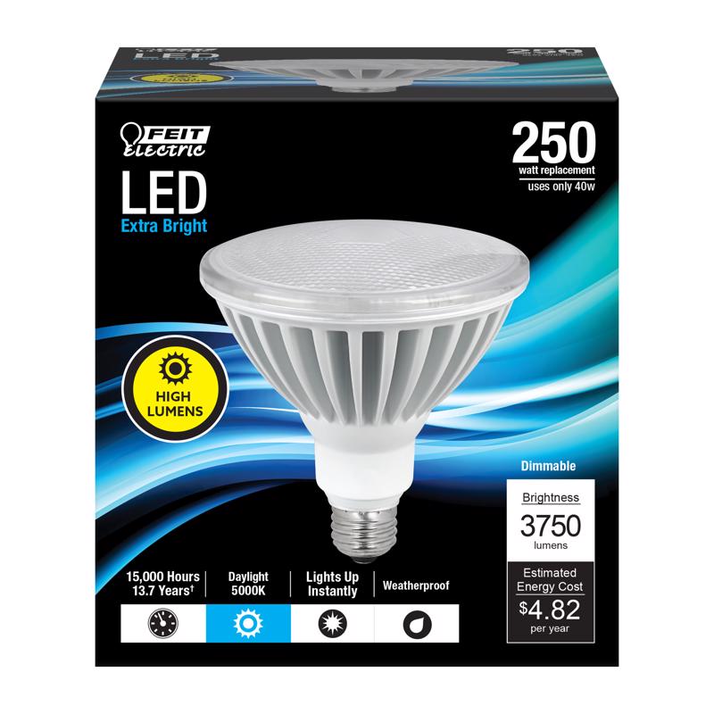 FEIT - Feit LED PAR38 E26 (Medium) LED Bulb Daylight 250 Watt Equivalence 1 pk