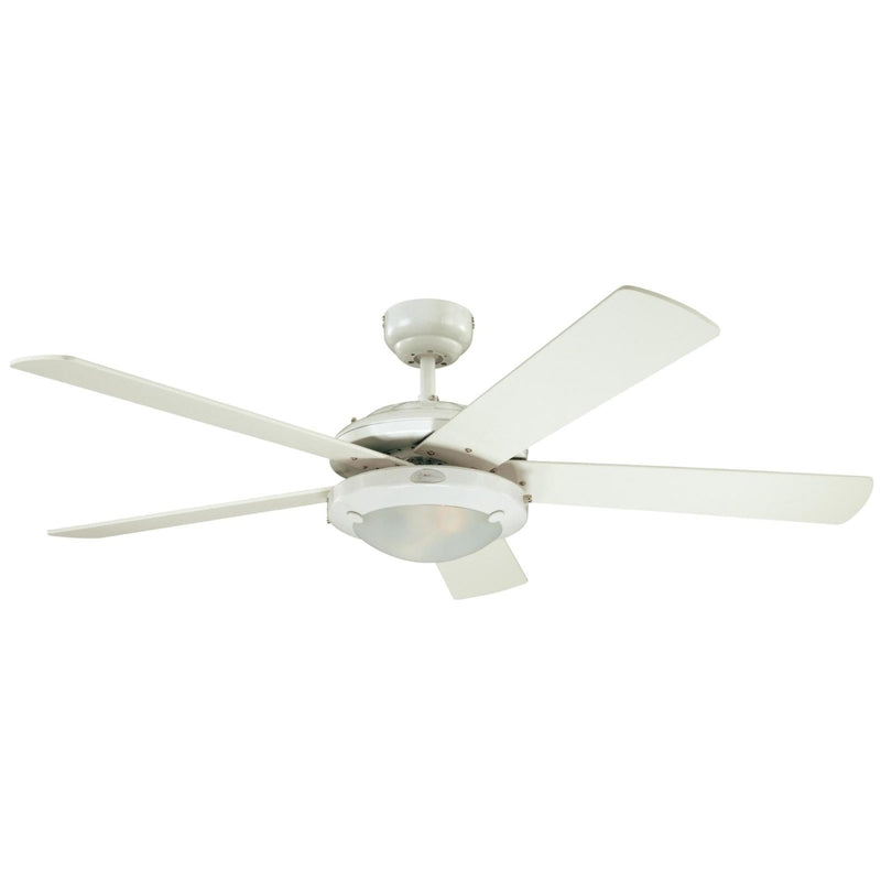 WESTINGHOUSE - Westinghouse Comet 52 in. White LED Indoor Ceiling Fan