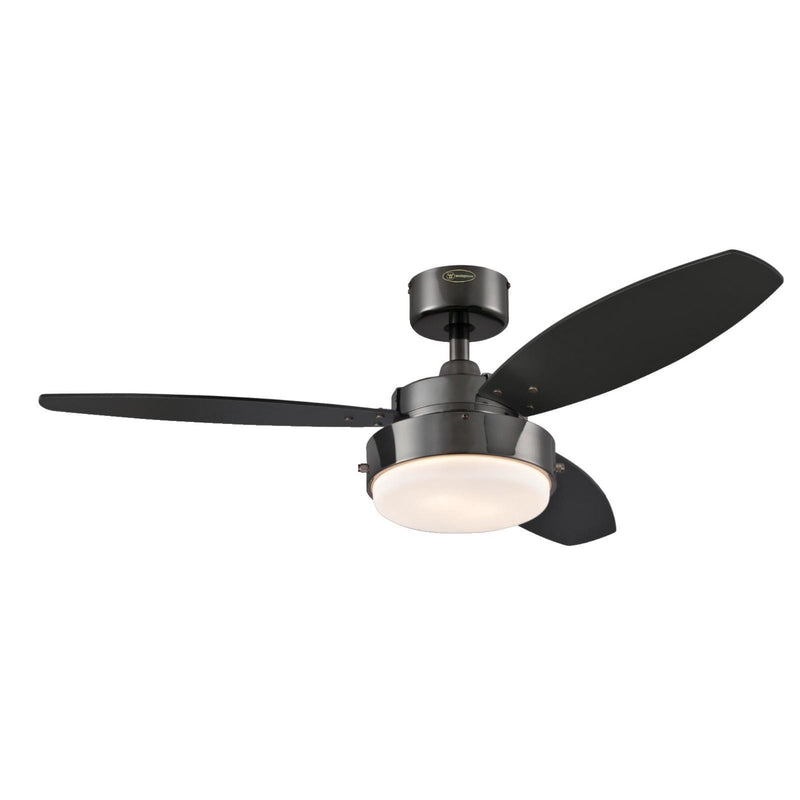 WESTINGHOUSE - Westinghouse Alloy 42 in. Gun Metal Black LED Indoor Ceiling Fan