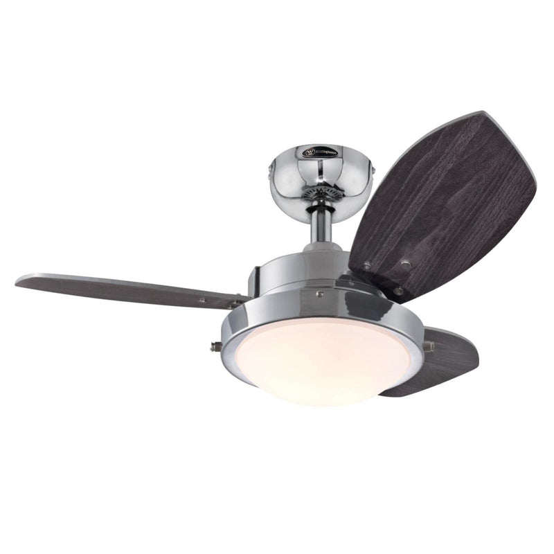 WESTINGHOUSE - Westinghouse Wengue 30 in. Chrome Brown LED Indoor Ceiling Fan