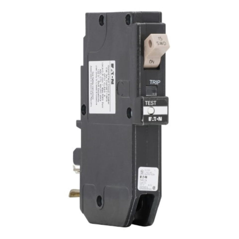 EATON - Eaton 15 amps Ground Fault Single Pole Circuit Breaker [CHFP115GF]