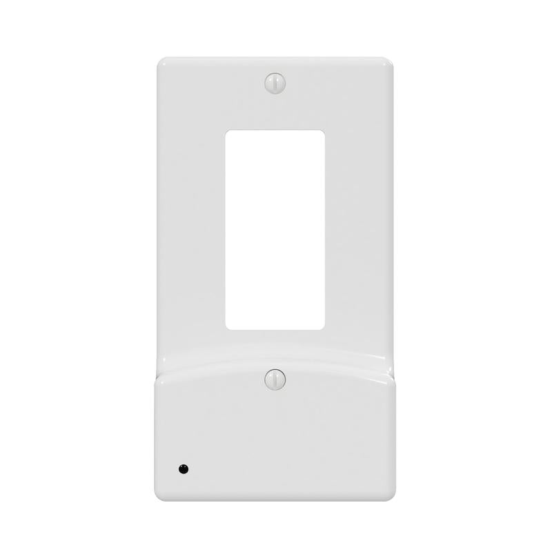 WESTEK - Westek LumiCover White 1 gang Plastic Decorator USB Nightlight Wall Plate 1 pk